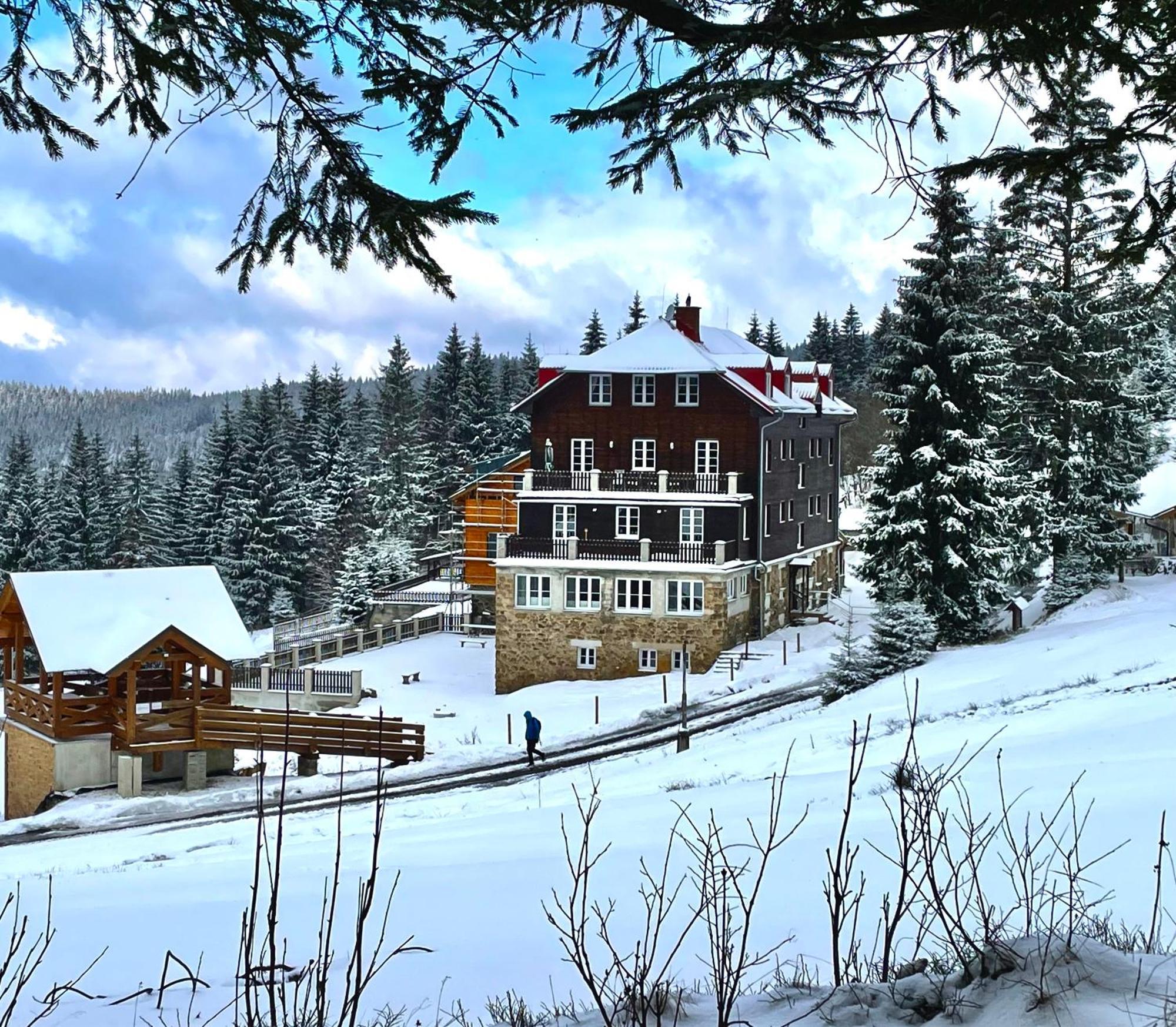 Apartman v Beskydech Staré Hamry Exteriör bild